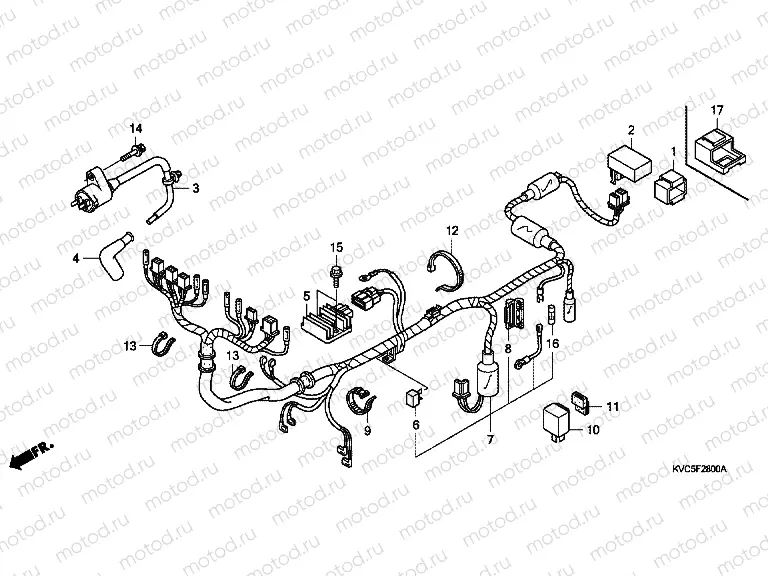 F-28 WIRING HARNESS (GLH1251SH / 2SH / 3SH)