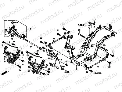 F-29-1 FRAME BODY (FES1257/A7)(FES1507/A7)