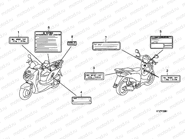 F-29-1 WARNING LABEL (PES150 / PES150R)