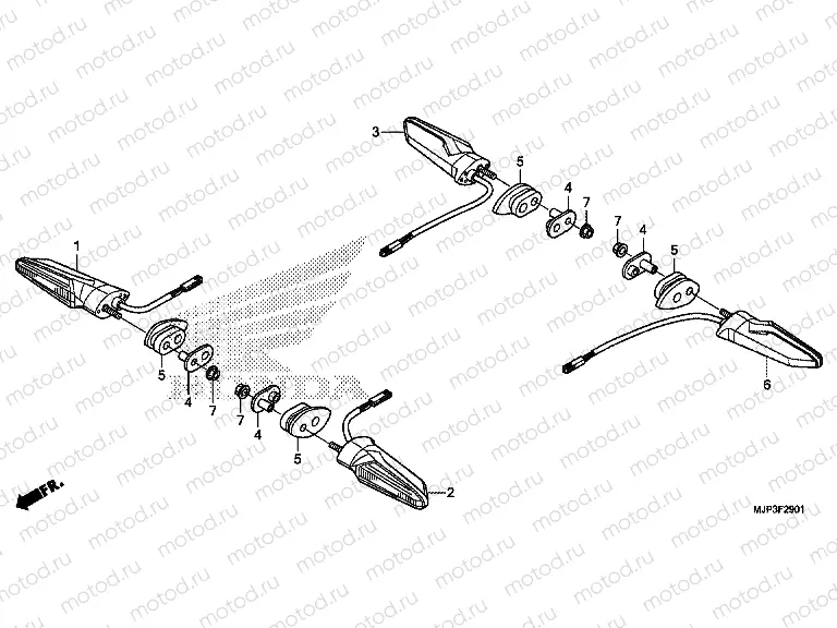 F-29-1 WINKER (CRF1000A / CRF1000D) buy cheap online