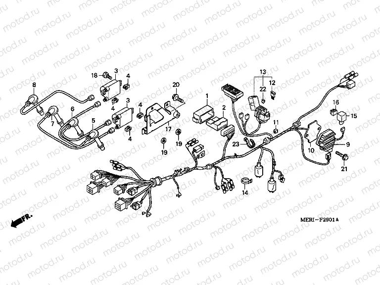 F-29-1 WIRING HARNESS (CBF600N / NA)