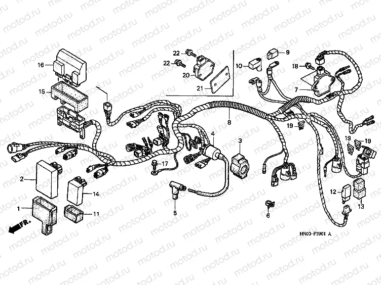 F-29-1 WIRING HARNESS (ES)