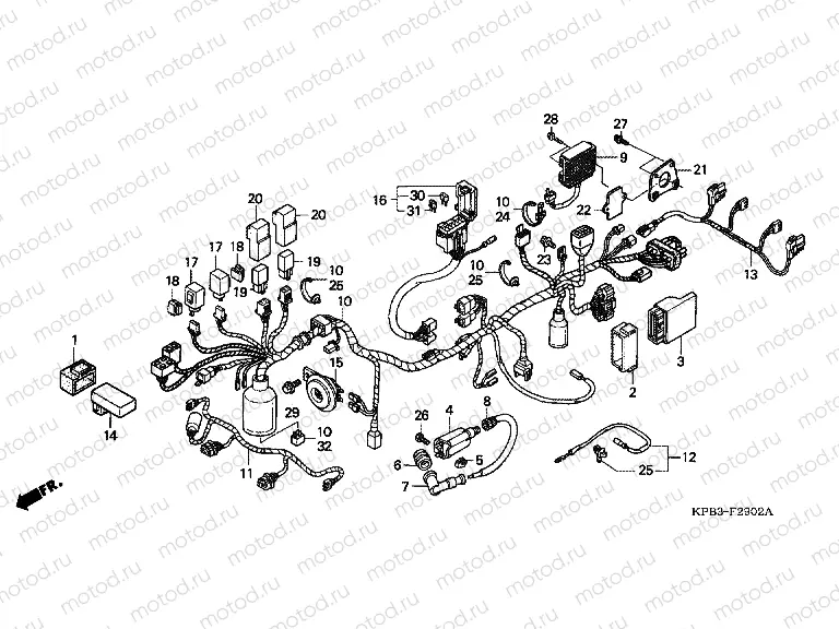 F-29-2 WIRING HARNESS (NSS2502)