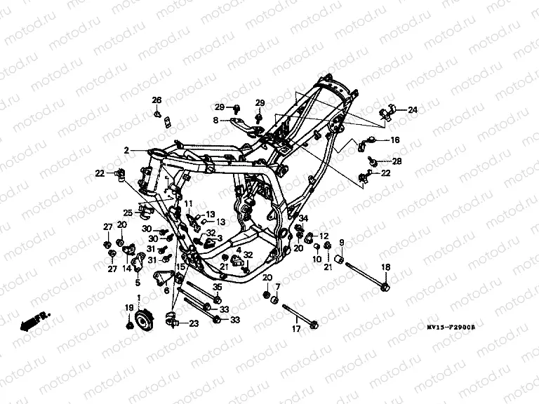 F-29 FRAME HOUSING