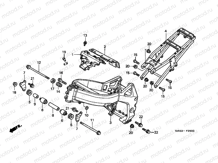 F-29 FRAME HOUSING