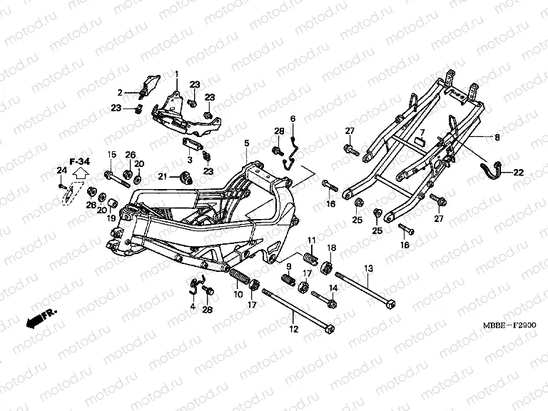 F-29 FRAME HOUSING