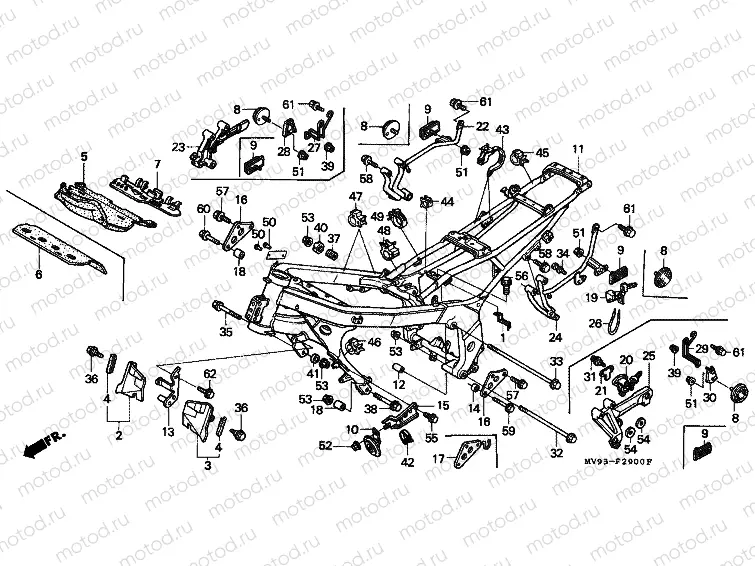 F-29 FRAME HOUSING
