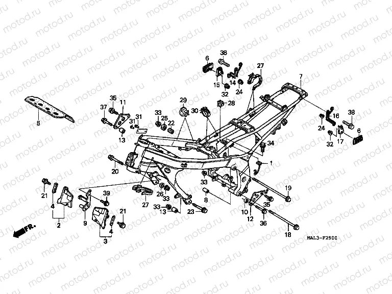 F-29 FRAME HOUSING
