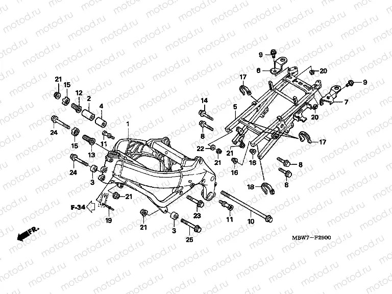 F-29 FRAME HOUSING