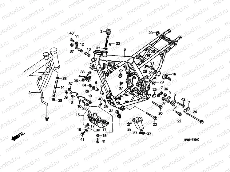 F-29 FRAME HOUSING