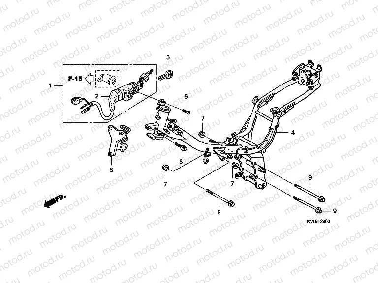 F-29 FRAME HOUSING