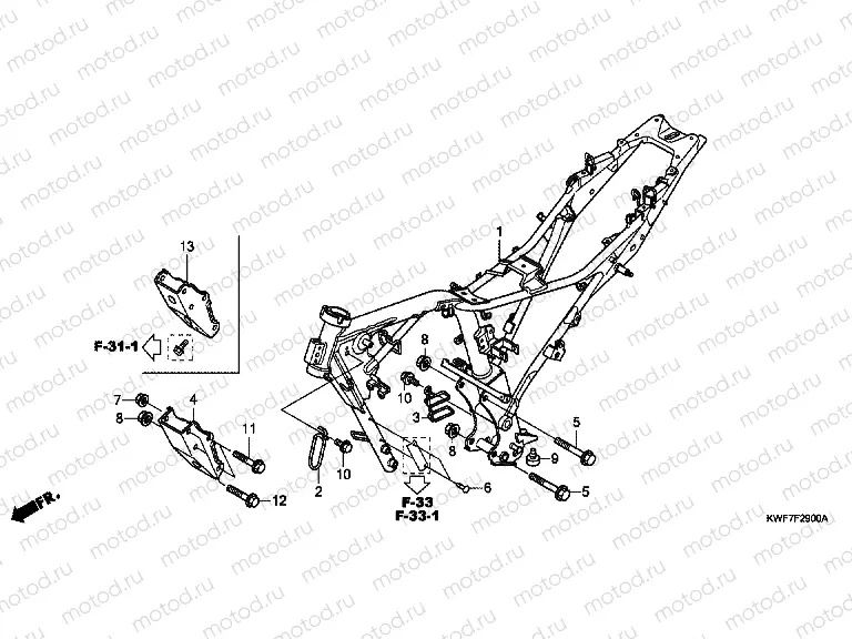 F-29 FRAME HOUSING