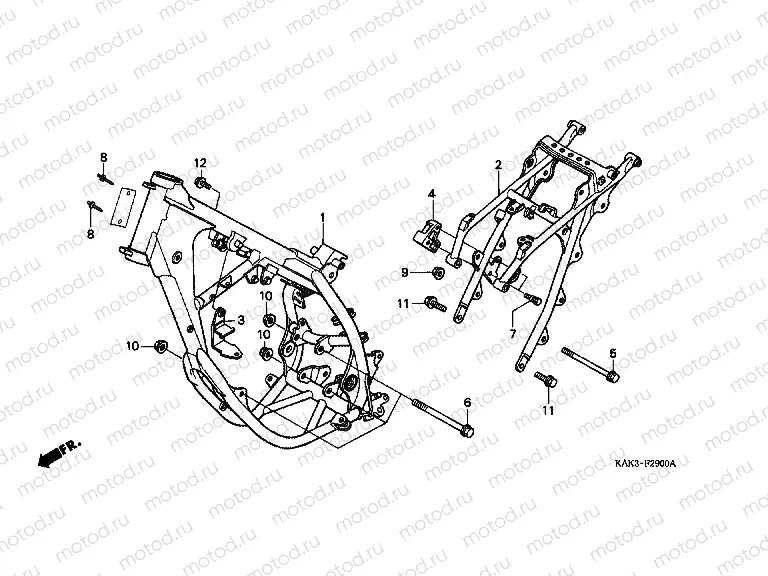 F-29 FRAME HOUSING