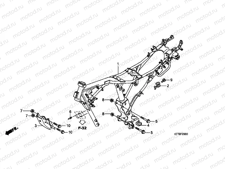 F-29 FRAME HOUSING