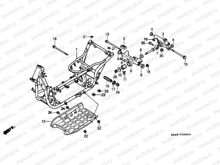 F-29 FRAME HOUSING