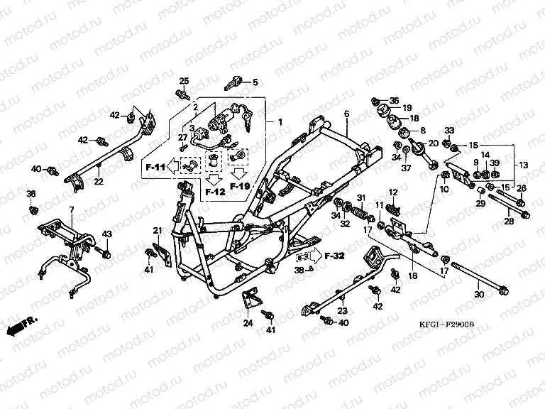 F-29 FRAME HOUSING