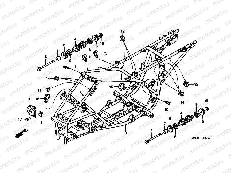 F-29 FRAME HOUSING
