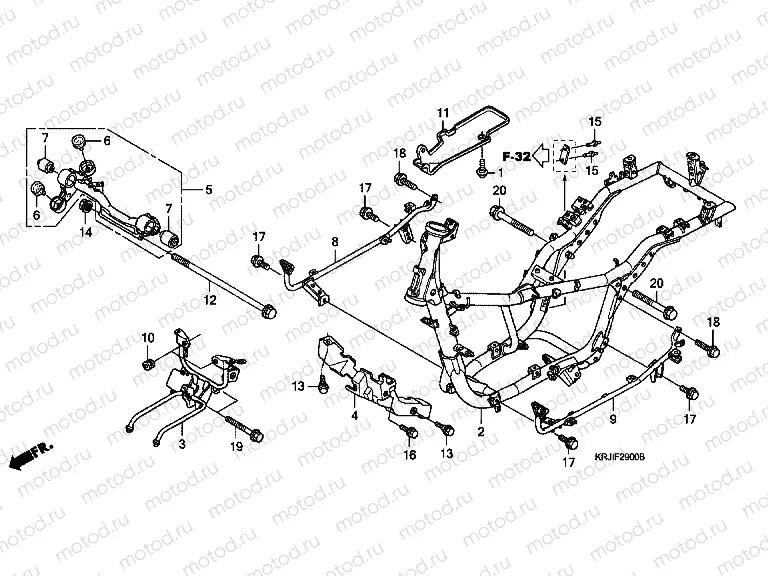 F-29 FRAME HOUSING (FES1253-5) (FES1503-5)