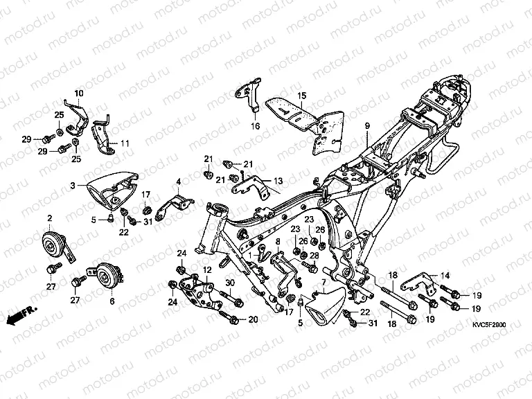 F-29 FRAME HOUSING (GLH1251SH / 2SH / 3SH)