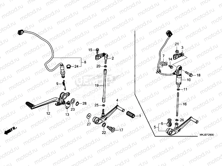 F-29 PEDAL