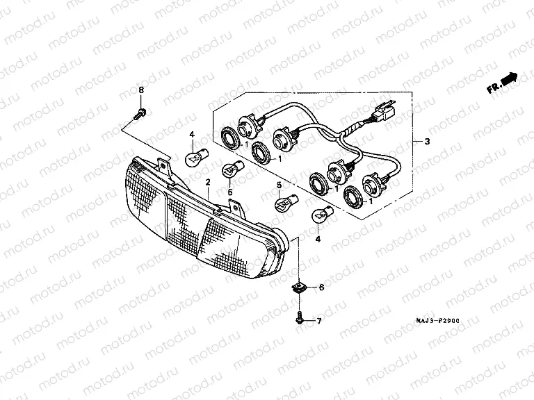 F-29 REAR COMBINATION LAMP