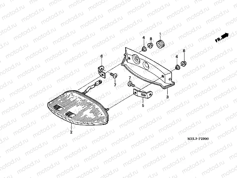 F-29 REAR LAMP