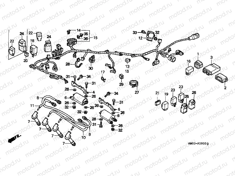 F-29 WIRING HARNESS
