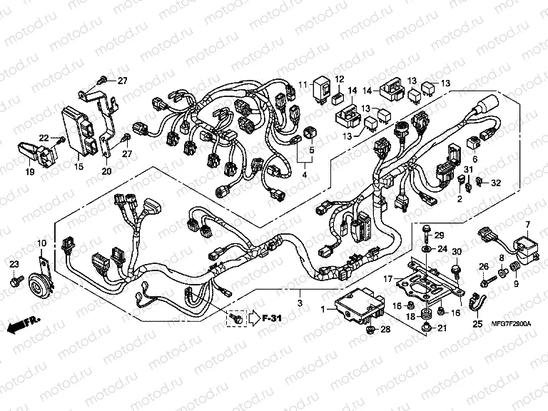 F-29 WIRING HARNESS