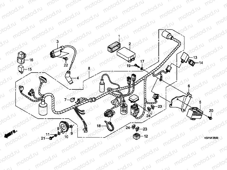 F-29 WIRING HARNESS