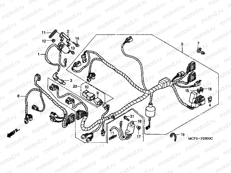 F-29 WIRING HARNESS (FRONT)