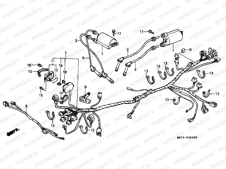 F-29 WIRING HARNESS / IGNITION COIL