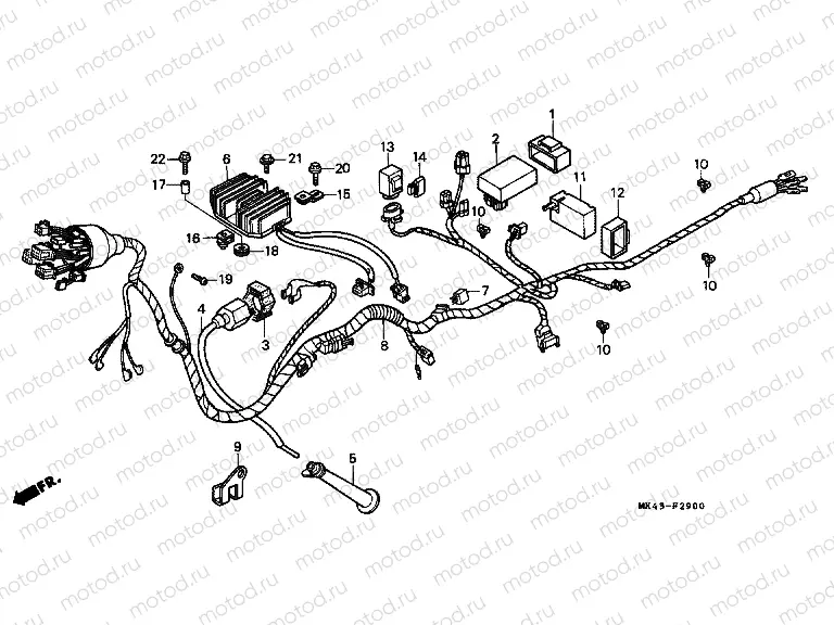 F-29 WIRING HARNESS / IGNITION COIL