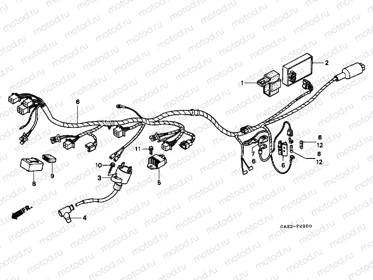F-29 WIRING HARNESS / IGNITION COIL