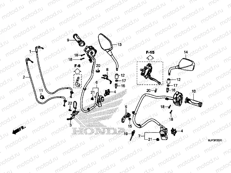 F-3-1 SWITCH / CABLE (CRF1000D)