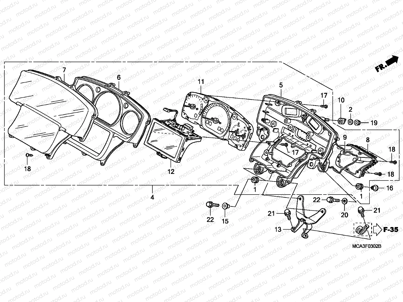 F-3-2 METER (GL18007 / 8) (NAVIGAT ION)
