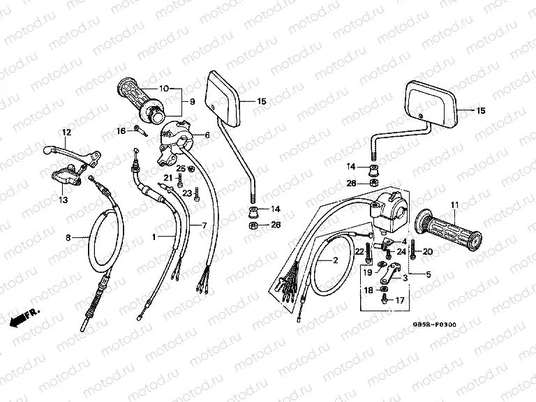F-3 HANDLE LEVER / SWITCH