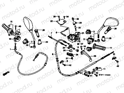 F-3 HANDLE LEVER / SWITCH / CABLE