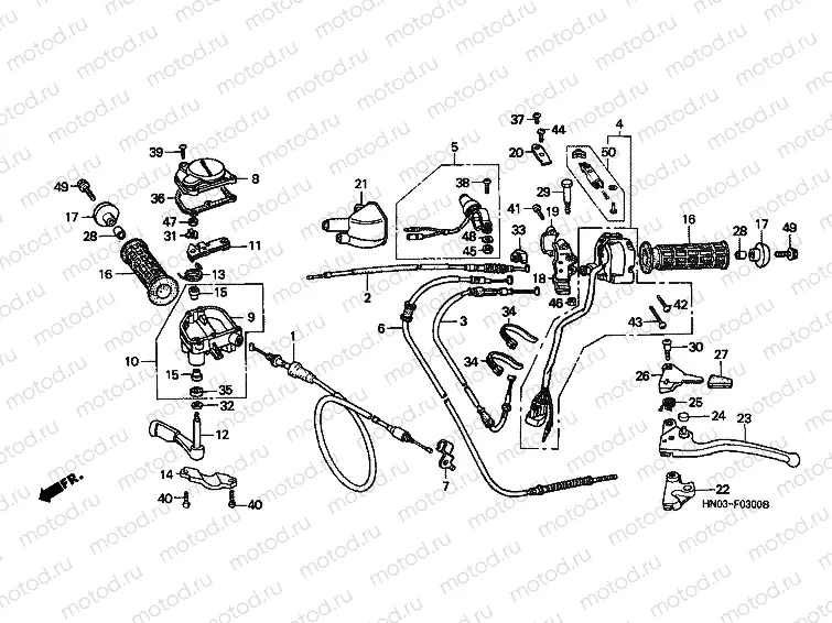 F-3 HANDLE SWITCH (S)