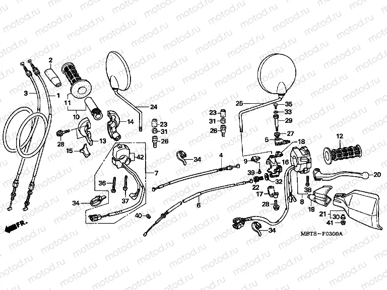 F-3 SWITCH / CABLE / LEVER