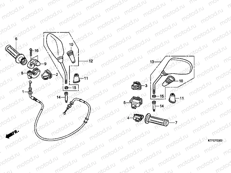 F-3 SWITCH / CABLE / MIRROR
