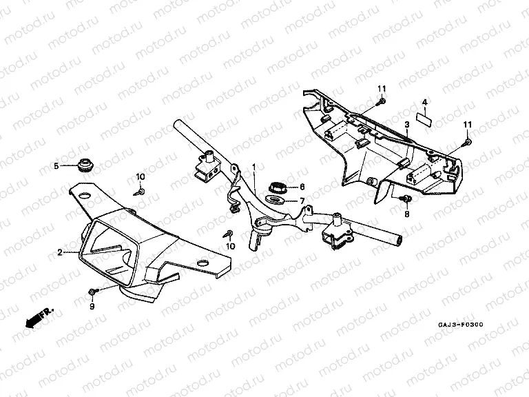F-3 TIE ROD TUBE / HANDLE COVER