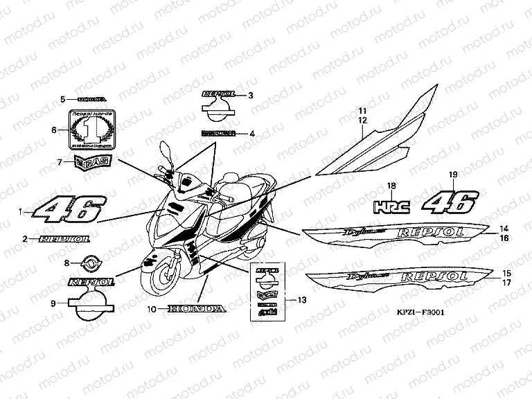 F-30-1 SIGN / STRIP (2E / 2ED / 2F)