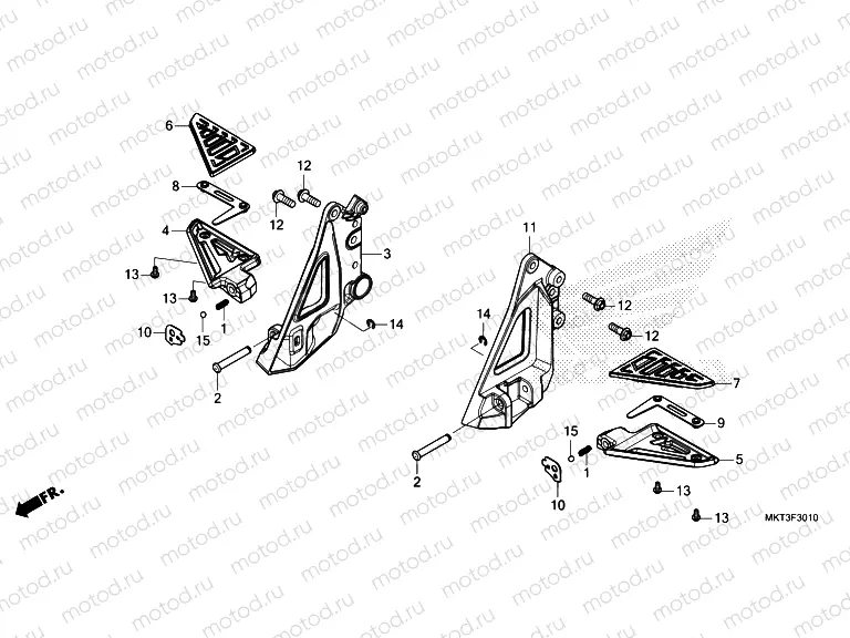 F-30-10 PILLION STEP