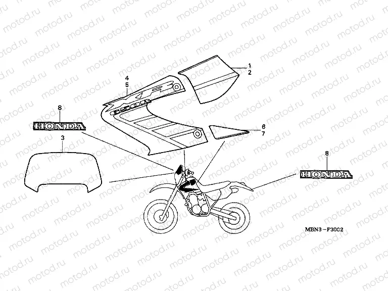 F-30-2 STRIP (XR650R2)