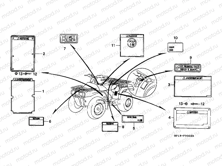 F-30-2 WARNING LABEL