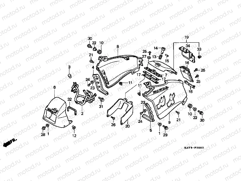 F-30 ENGINE HOUSING