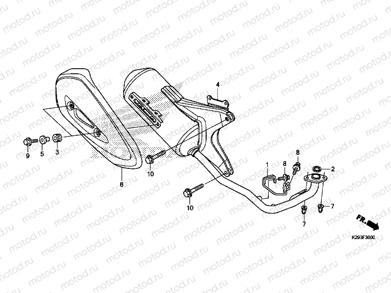 F-30 EXHAUST DRUM