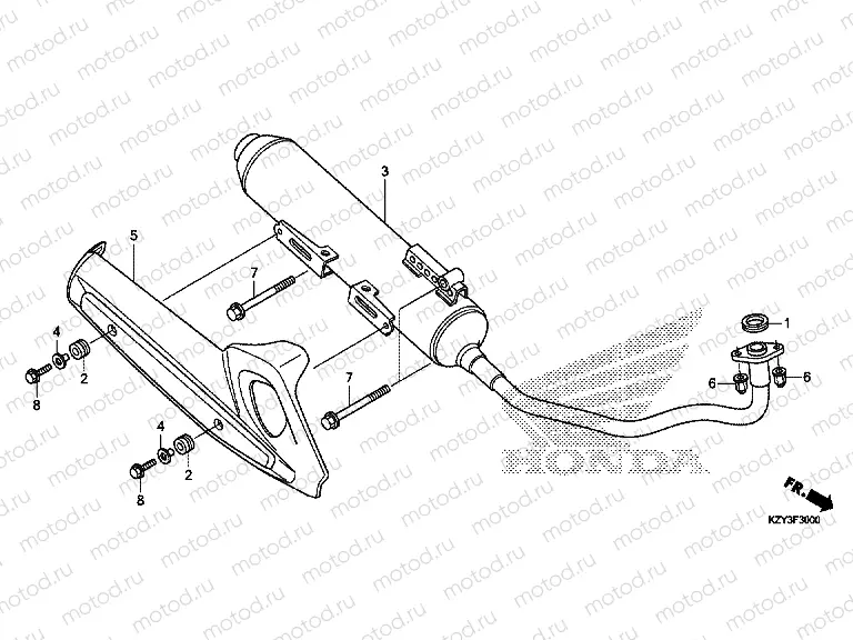 F-30 EXHAUST DRUM
