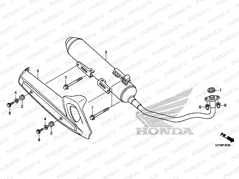 F-30 EXHAUST DRUM