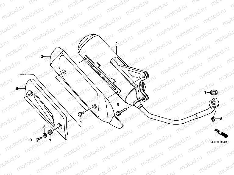 F-30 EXHAUST DRUM